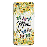 We Love You - Personalized Grandma Clear Phone Case