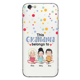 This Grandma Belongs To - Personalized Grandma Clear Phone Case