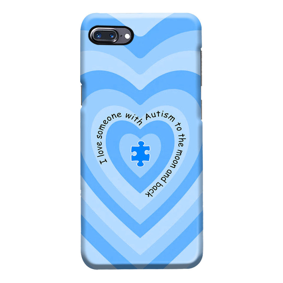 Coque de téléphone « J'aime quelqu'un qui a de l'autisme »