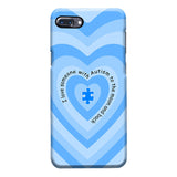 Coque de téléphone « J'aime quelqu'un qui a de l'autisme »