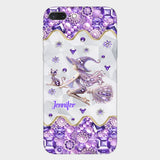 Witch And Broomstick - Personalized Witch Full Print Phone Case
