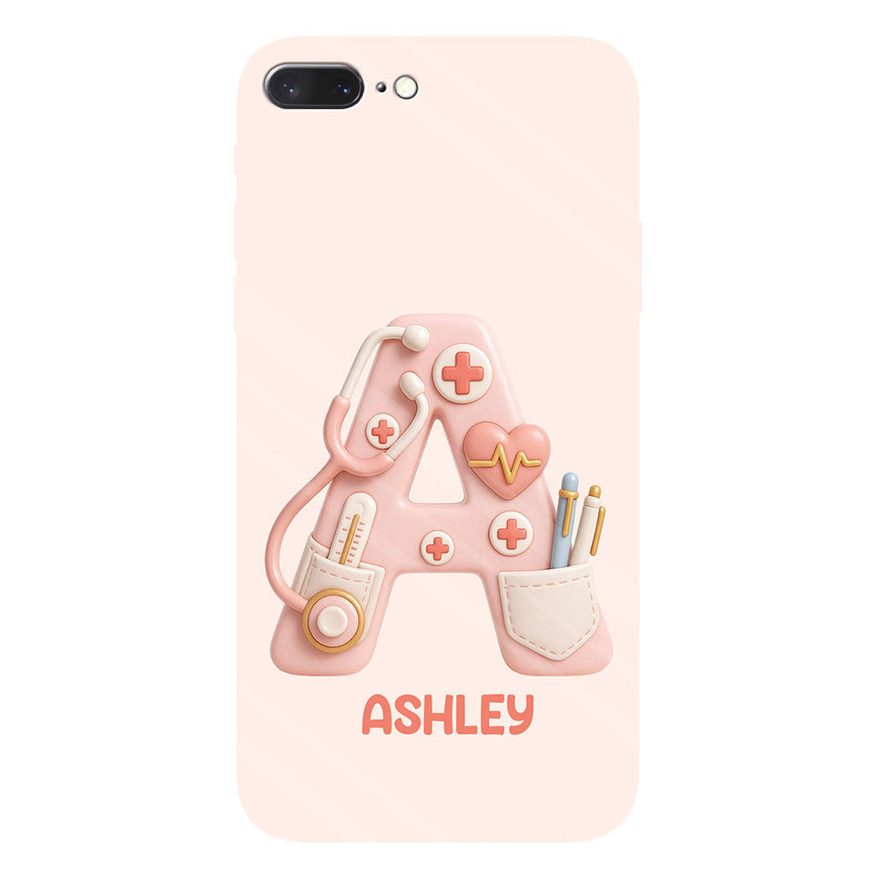 Nurse Alphabet Custom - Personalized Nurse Full Print Phone Case