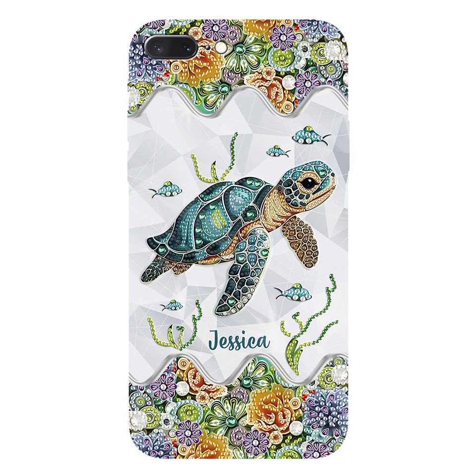 Just A Girl Who Loves Turtle - Personalized Turtle Full Print Phone Case