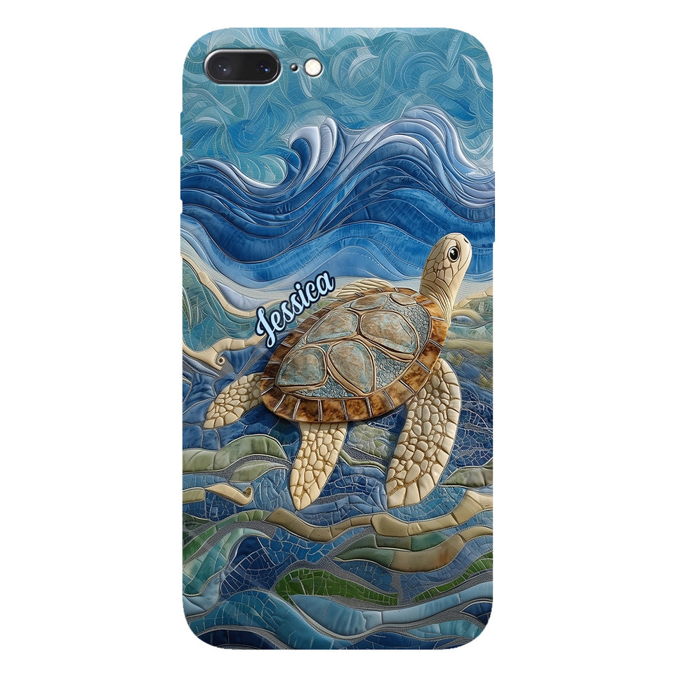 Love Turtles - Personalized Turtle Full Print Phone Case