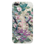 Faith Hope Love - Personalized Hummingbird Full Print Phone Case