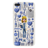 Nursing Is A Work Of Heart - Personalized Nurse Full Print Phone Case