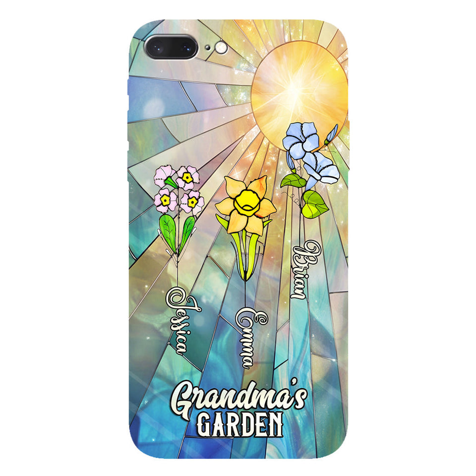 Grandma's Garden - Personalized Grandma Full Print Phone Case