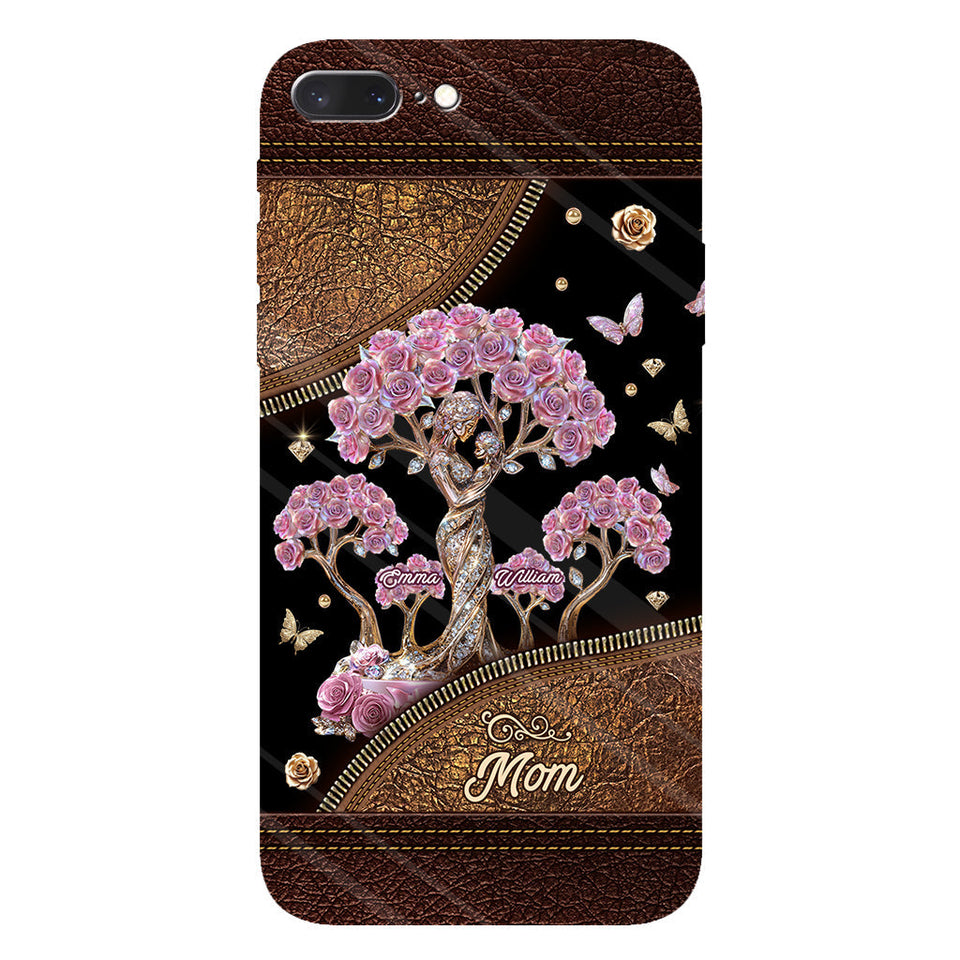 The Love Between Mother And Her Kids - Personalized Mother Full Print Phone Case