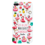 Love Flamingos - Personalized Flamingo Full Print Phone Case