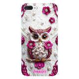 Beautiful Owl - Personalized Owl Full Print Phone Case