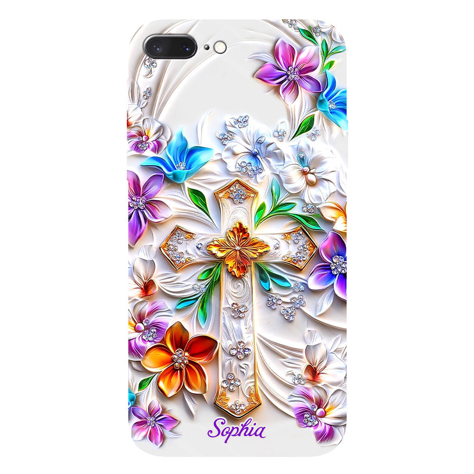 Croire - Coque de téléphone personnalisée avec impression chrétienne intégrale