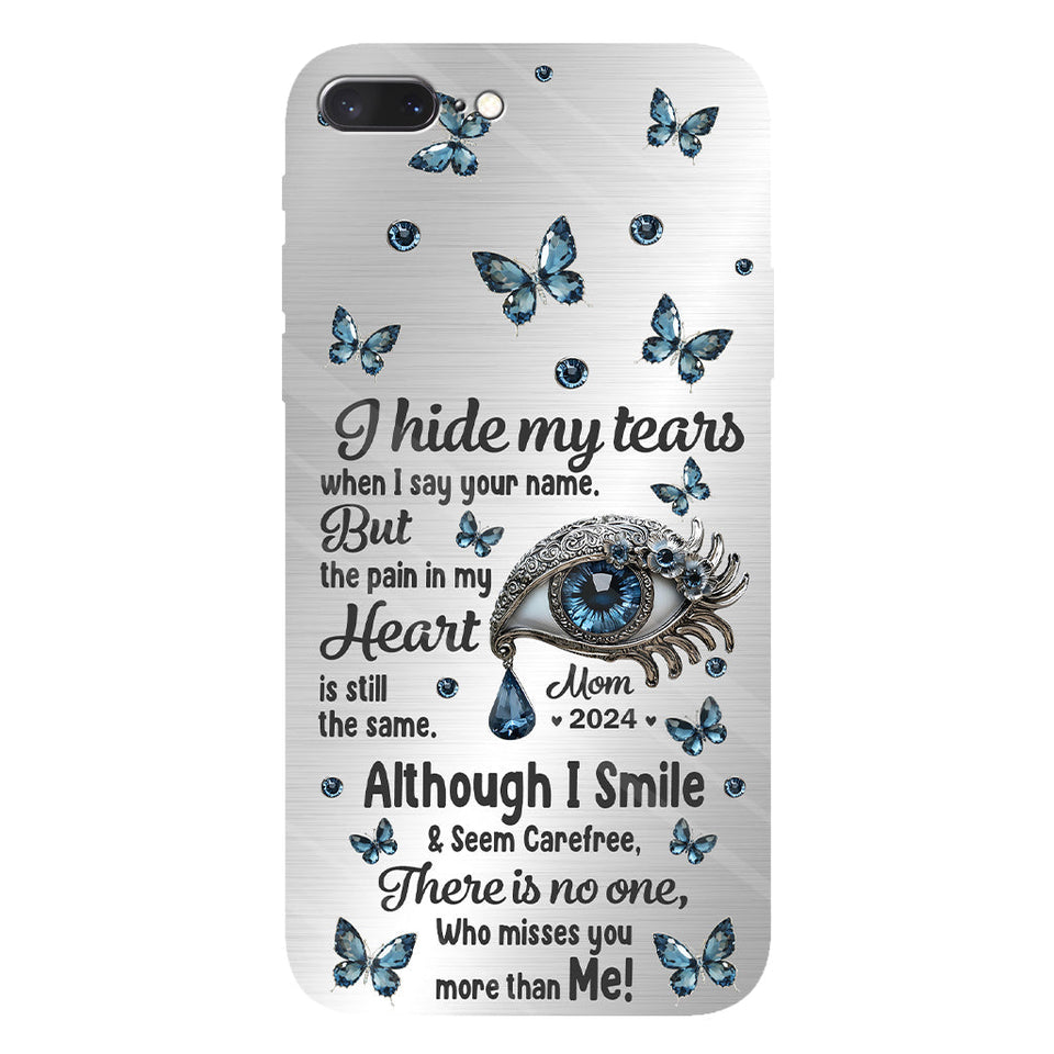 Mes larmes - Coque de téléphone personnalisée en hommage à mes larmes