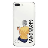 Best Nana Ever - Personalized Grandma Clear Phone Case