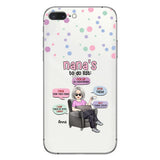 Nana's To Do List - Personalized Grandma Clear Phone Case