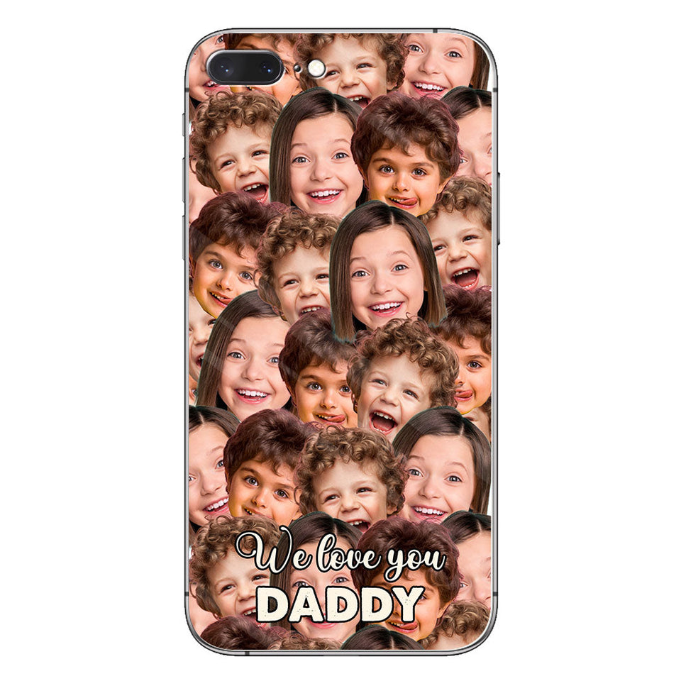 Love You Dad - Gift for dad, grandma, grandpa, mom, uncle, aunt, brother, sister, son, daughter, granddaughter, grandson, husband, wife, boyfriend, girlfriend - Personalized Phone Case