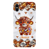 Just A Girl Who Loves Highland Cows - Personalized Full Print Phone Case