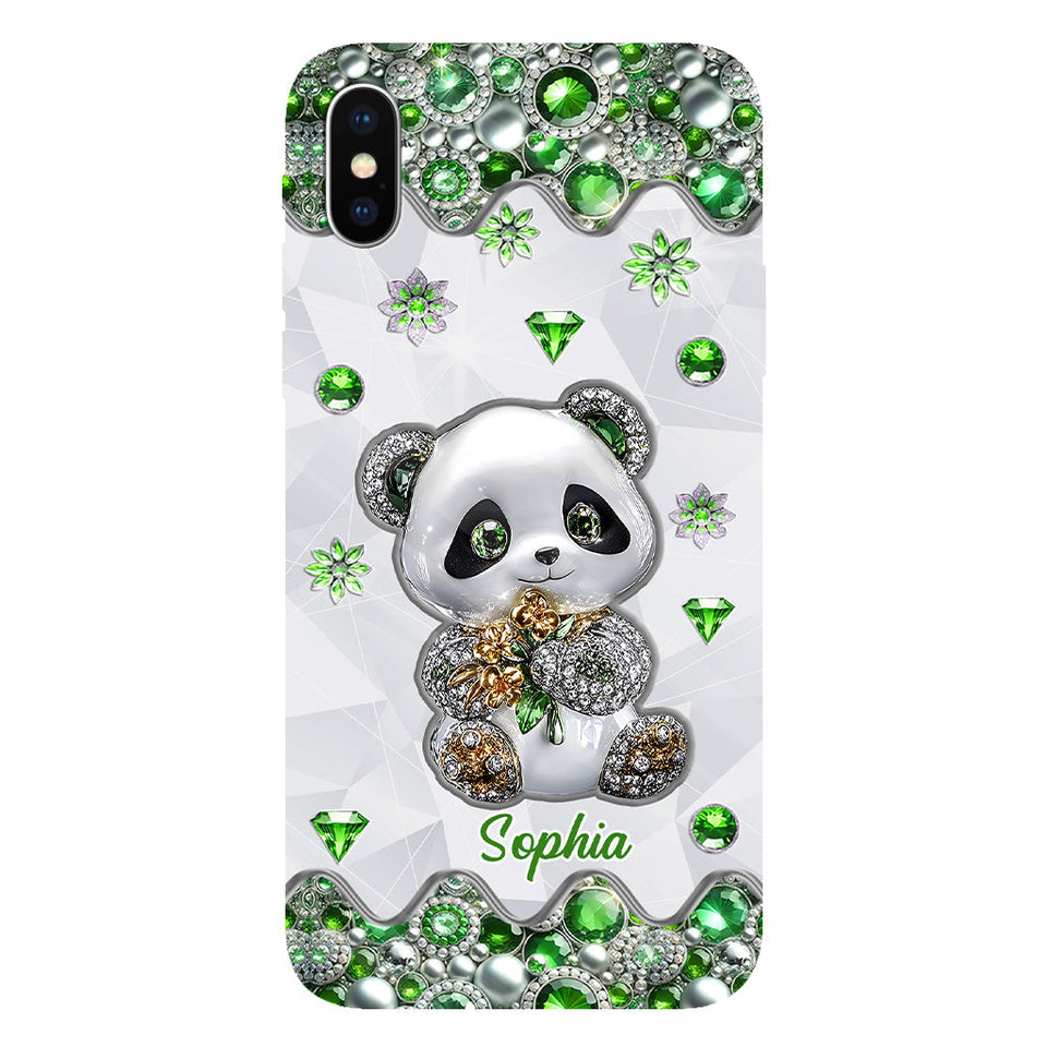 Just A Girl Who Loves Pandas - Personalized Panda Lover Full Print Phone Case