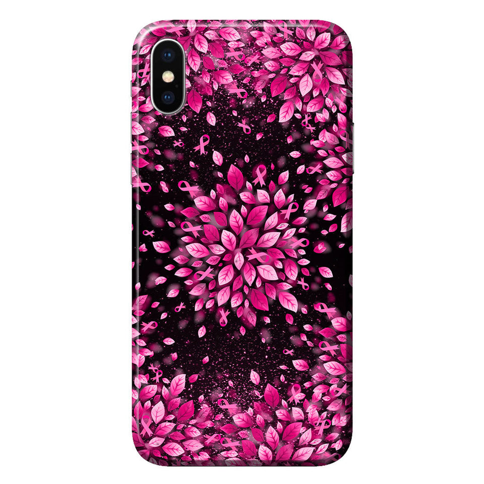 Foi, Espoir, Amour - Coque de téléphone personnalisée pour la sensibilisation au cancer du sein