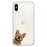 Life Is Better With Pets - Personalized Dog Clear Phone Case
