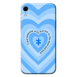 Coque de téléphone « J'aime quelqu'un qui a de l'autisme »
