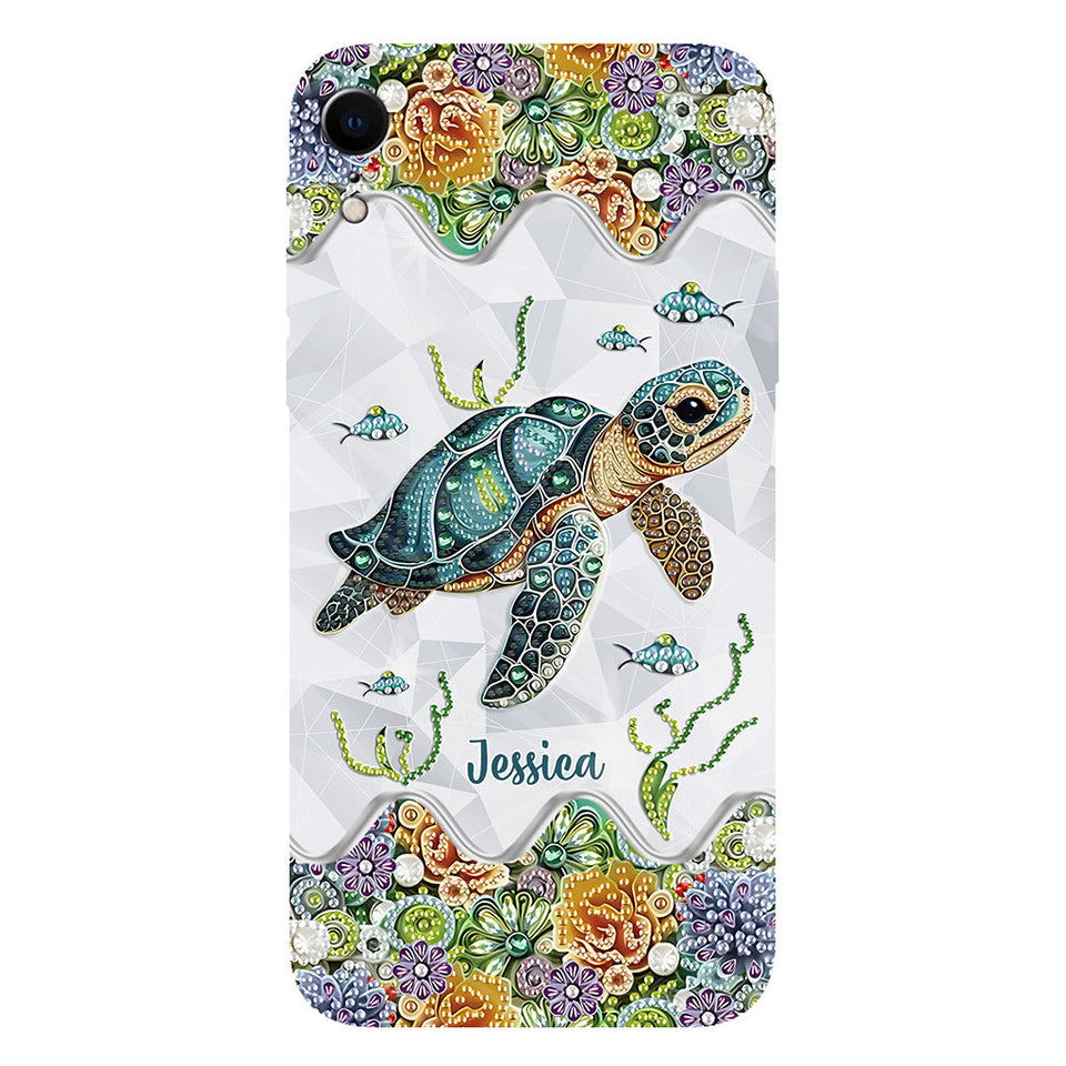 Just A Girl Who Loves Turtle - Personalized Turtle Full Print Phone Case