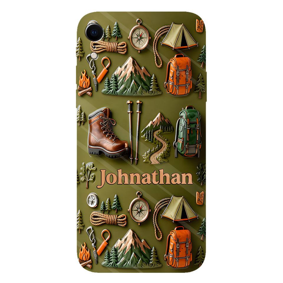Hiking Makes Me Happy - Personalized Hiking Full Print Phone Case