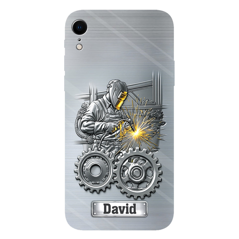Strong Ones Become Welder - Personalized Welder Full Print Phone Case