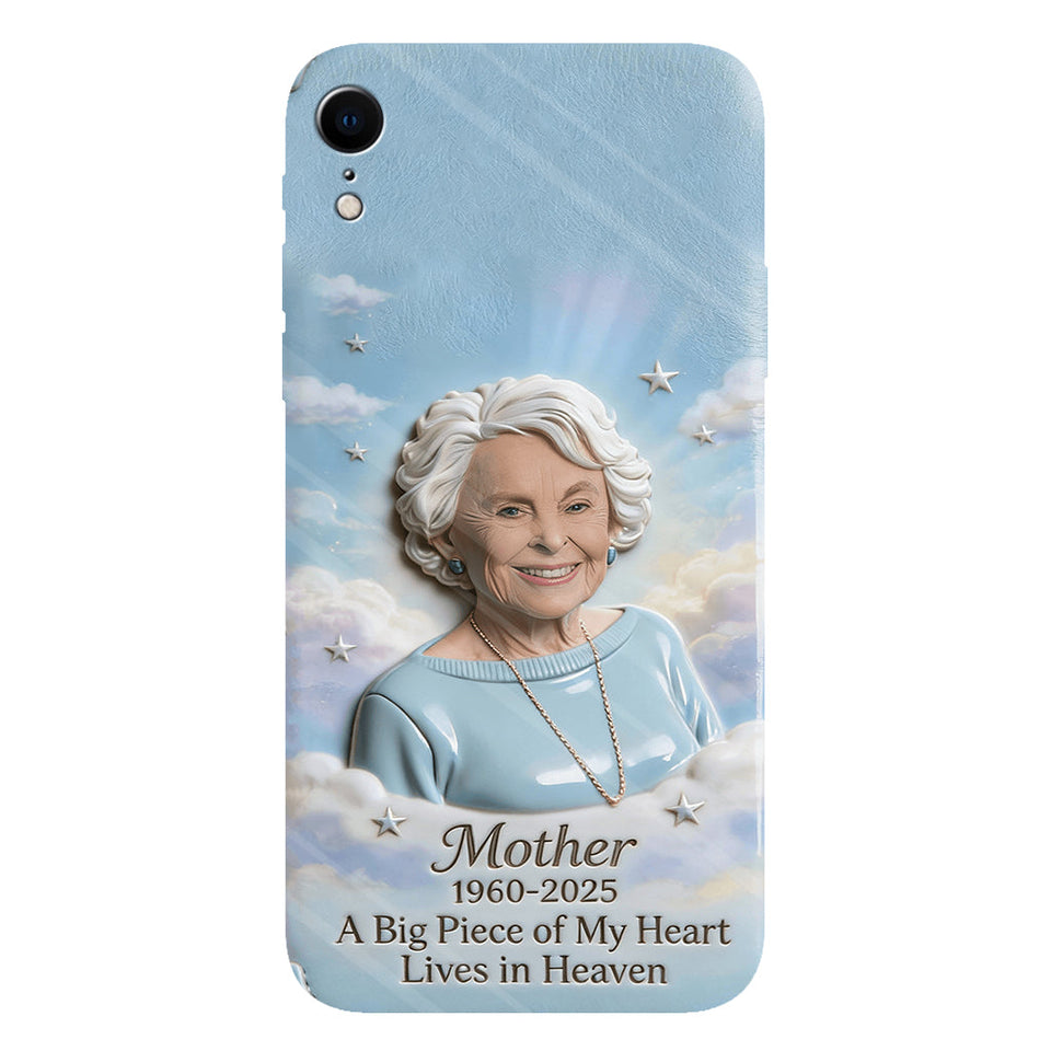 Coque de téléphone personnalisée avec photo - Un morceau de mon cœur - Souvenir personnalisé - Impression intégrale