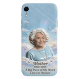 Coque de téléphone personnalisée avec photo - Un morceau de mon cœur - Souvenir personnalisé - Impression intégrale