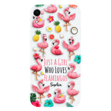 Love Flamingos - Personalized Flamingo Full Print Phone Case