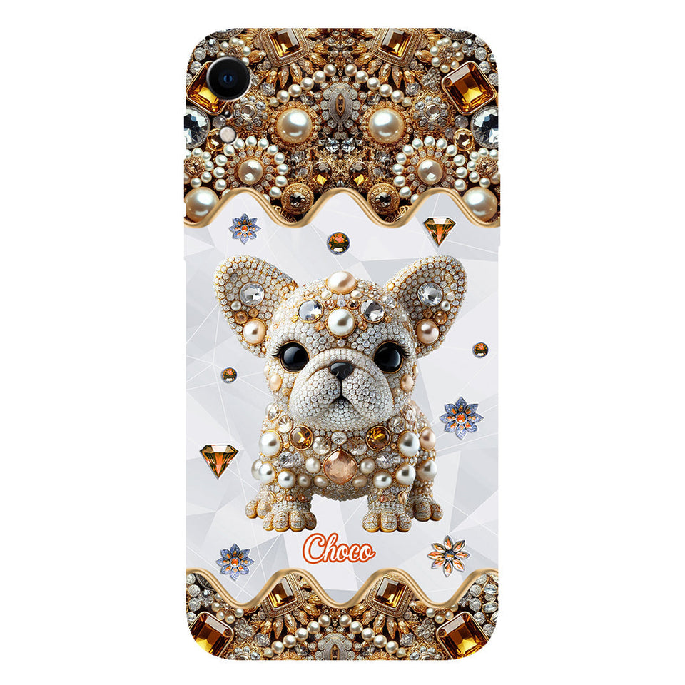 Love French Bulldog - Personalized Dog Full Print Phone Case