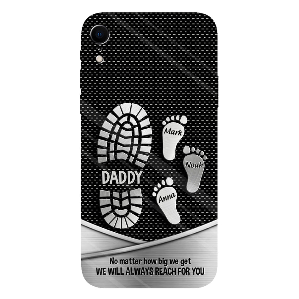 Your Footsteps Led Our Way - Personalized Father Full Print Phone Case