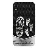 Your Footsteps Led Our Way - Personalized Father Full Print Phone Case