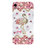 Just A Girl Who Loves Flamingos - Personalized Flamingo Full Print Phone Case