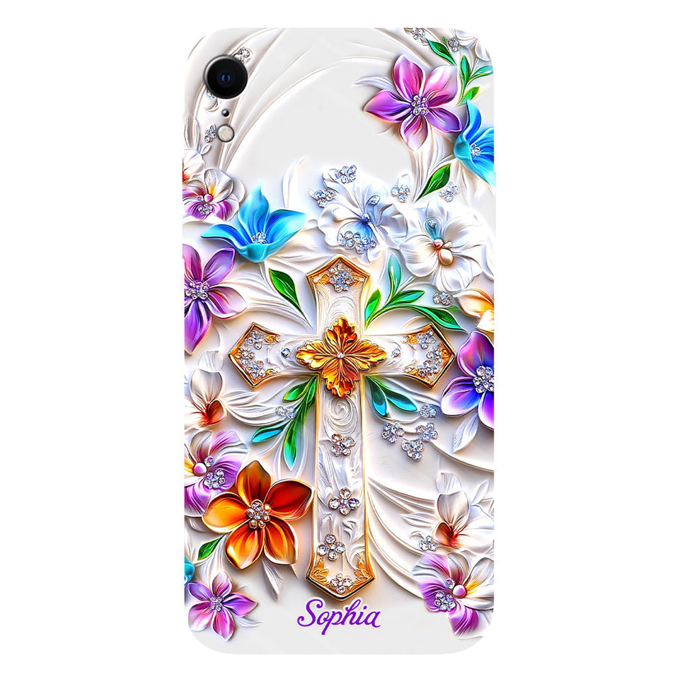 Croire - Coque de téléphone personnalisée avec impression chrétienne intégrale