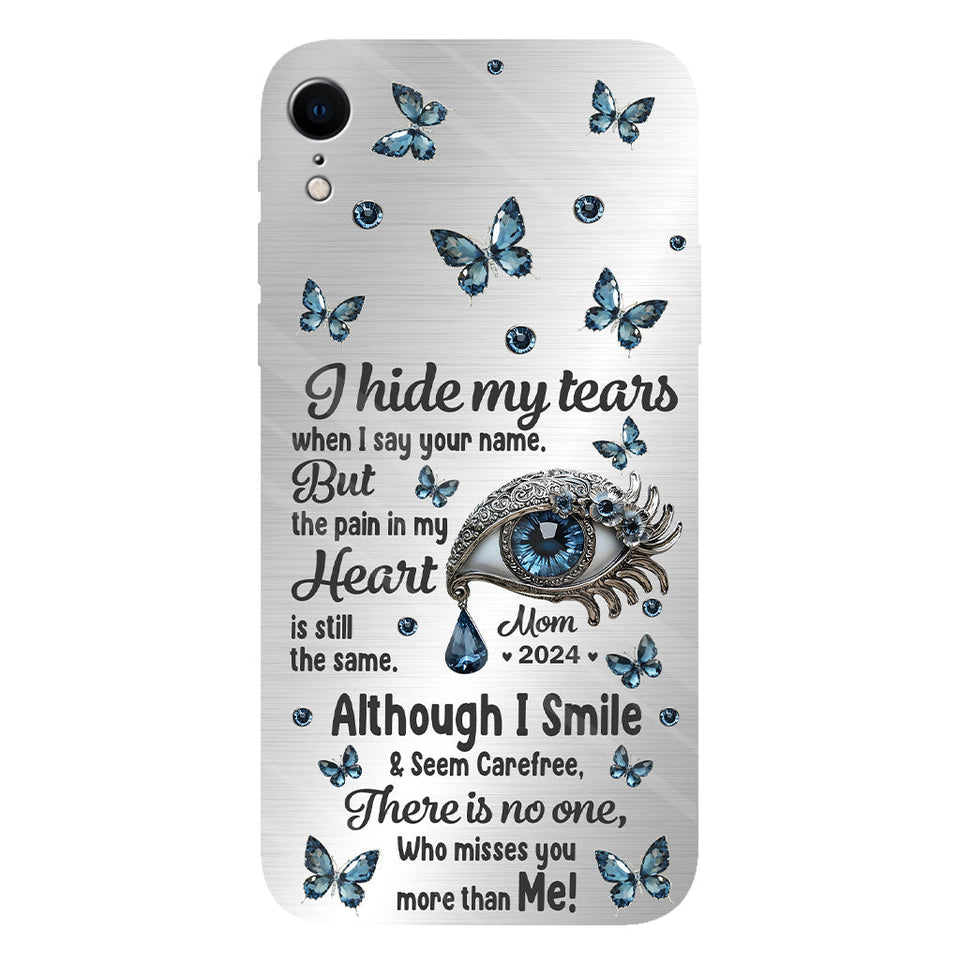 Mes larmes - Coque de téléphone personnalisée en hommage à mes larmes