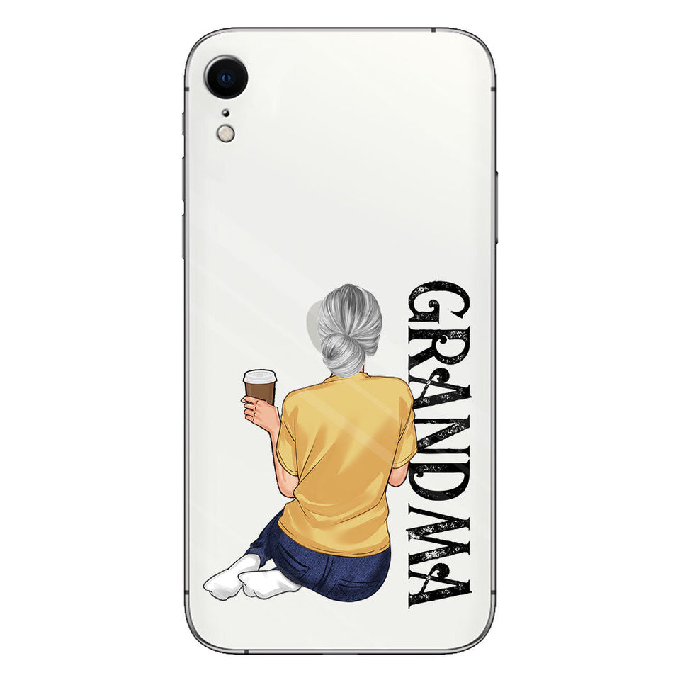 Best Nana Ever - Personalized Grandma Clear Phone Case