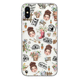 I Did Gardening Since Birth - Personalized Gardening Clear Phone Case