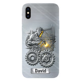 Strong Ones Become Welder - Personalized Welder Full Print Phone Case