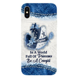 In A World Full Of Princesses - Personalized Cowgirl Full Print Phone Case