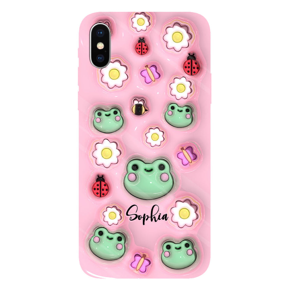 Love Frogs - Personalized Frog Full Print Phone Case
