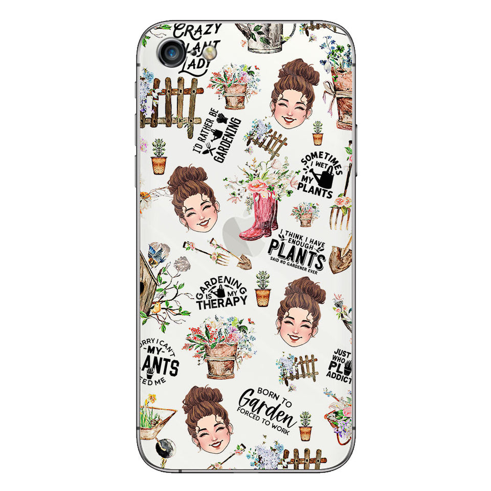 I Did Gardening Since Birth - Personalized Gardening Clear Phone Case