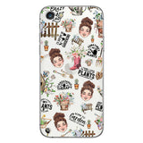 I Did Gardening Since Birth - Personalized Gardening Clear Phone Case