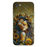 Hippie Soul Sunflower Girl - Personalized Hippie Full Print Phone Case