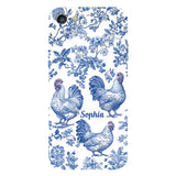 Chicken Toile de Jouy - Personalized Chicken Full Print Phone Case