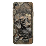 Life Is Better With My Dachshund - Personalized Dog Full Print Phone Case