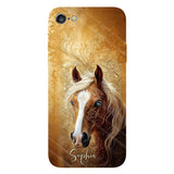 Love Horses - Personalized Horse Full Print Phone Case
