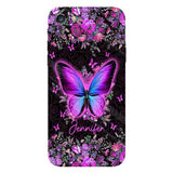 Love Butterflies - Personalized Butterfly Full Print Phone Case