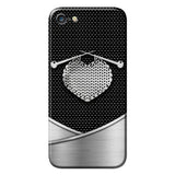 Knit Metal Pattern Print Phone Case 062021