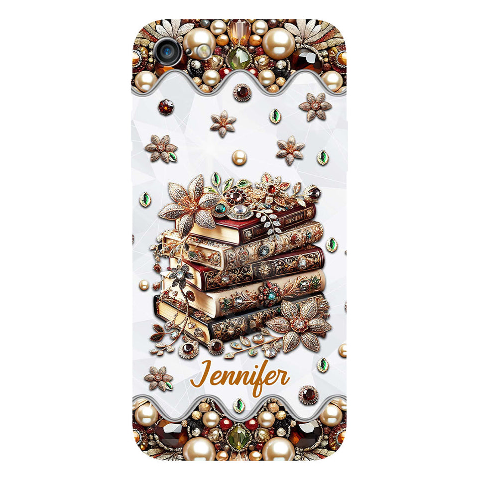 Just A Girl Who Loves Books - Personalized Book Full Print Phone Case